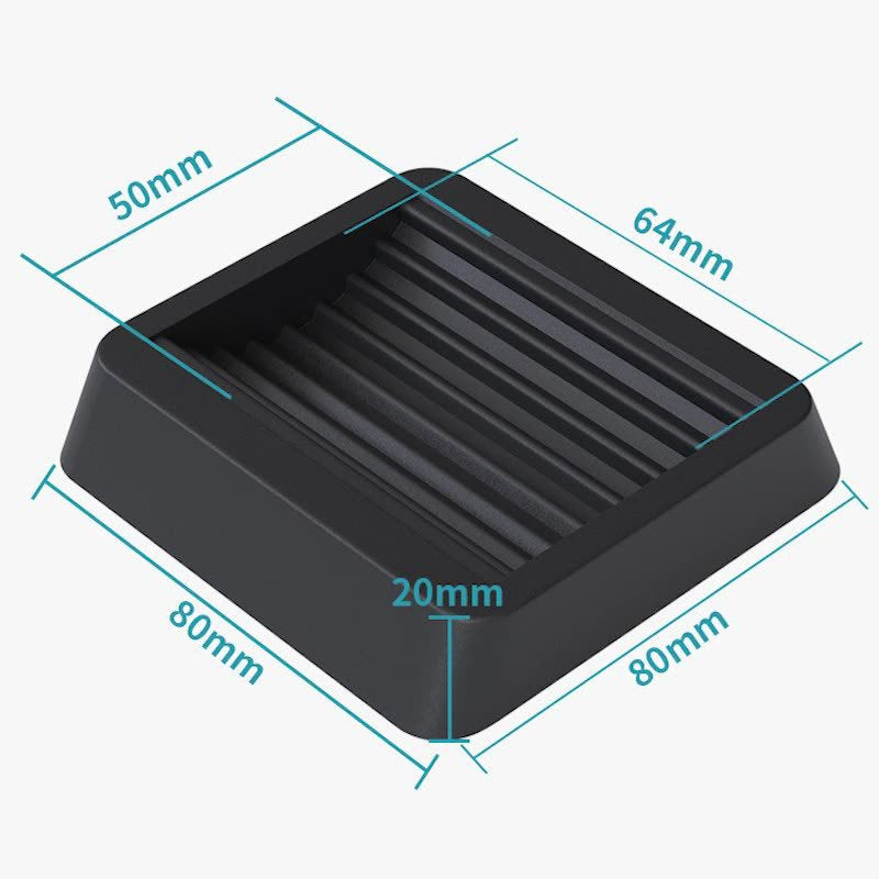 Universal wheel fixing pads, pulley retainers, wheel fixing foot pads, computer accessories, swivel chair rollers, anti-slip mats, card pads