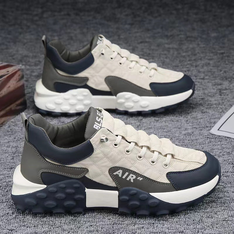 men's shoes new Korean version of low-top running shoes trend anti-slip platform dad shoes breathable sneakers