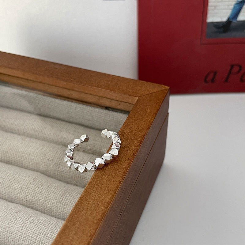 new plain ring women's niche ins high-end sense opening adjustable ring
