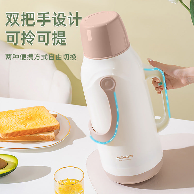 JEKO Thermos Household Thermos Kettle Vintage Tea Bottle Warmer Office Student Dormitory Large Capacity Boiling Water Bottle