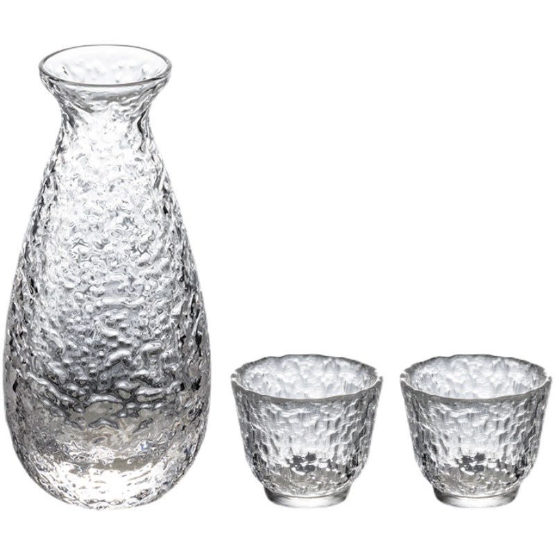 Japanese-style small wine glass set wine glass sake wine set jug drinking glass fruit wine glass liquor household wine divider glass