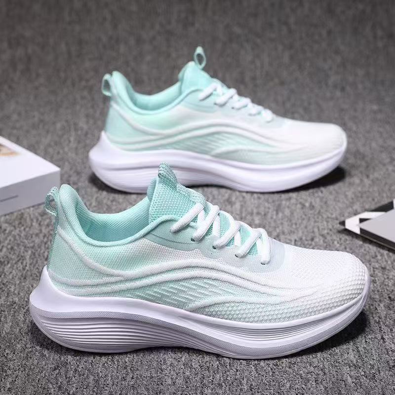 Women's shoes, sneakers, women's summer new running shoes, shock-absorbing shoes, soft-soled mesh casual shoes, breathable running shoes