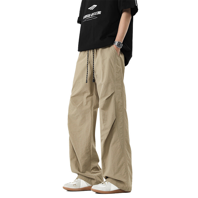 American Paratrooper Casual Pants Men's Spring/Summer New Trendy Cargo Pants Straight-leg Loose Versatile Pants