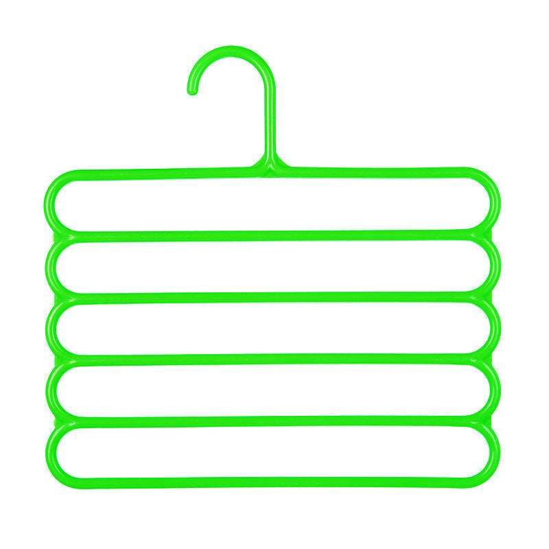 Multifunctional scarf rack plastic five-layer storage clothes rack non-slip scarf rack silk scarf storage rack silk scarf hanger