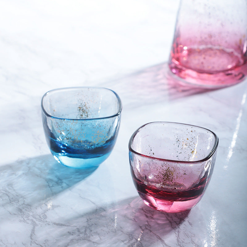 Star Cup Japanese Yachidai Toyo Sasaki Sake Jug Lead-Free Glass Wine Separator Sake Cup Spirits Cup