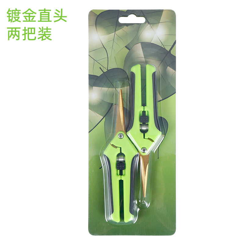 Stainless steel fruit shears gardening flower arrangement orchard pruning shears multi-purpose gardening garden scissors