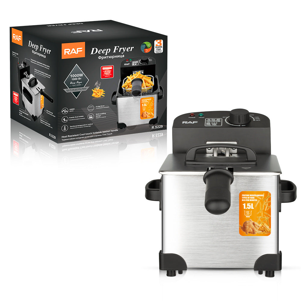 RAF 2.5L Electric Deep Fryer Household & Commercial Use Fries, Chicken, Snacks Free Global Shipping
