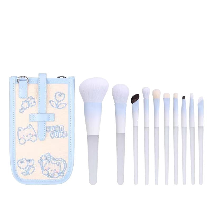 Chen Yuanyuan's same makeup set brush in one go, Chen eyeshadow, blush smudge brush, Cangzhou makeup brush set full set