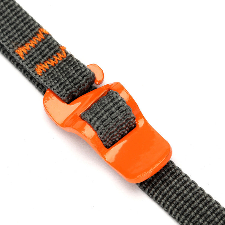 Outdoor travel equipment binding belt binding rope luggage binding belt stainless steel belt hook quick release type