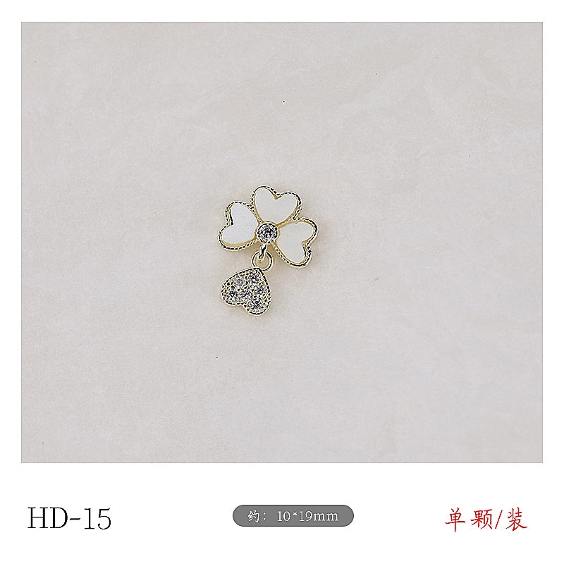 Twilight Rogge Manicure New Super Flash Butterfly Zircon Color Preservation Electroplating Non-fading Jewelry Nail Decoration Sticker