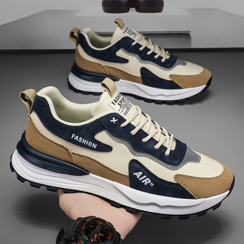 men's shoes sneakers, new autumn casual shoes, summer work, work, leather, waterproof, non-slip, labor protection tide shoes