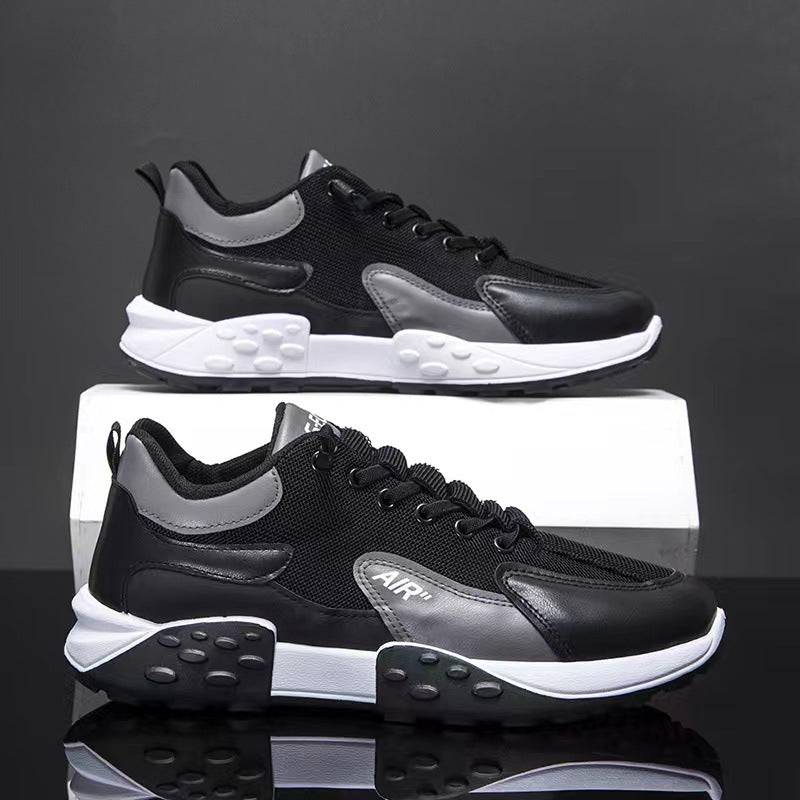 men's shoes new Korean version of low-top running shoes trend anti-slip platform dad shoes breathable sneakers