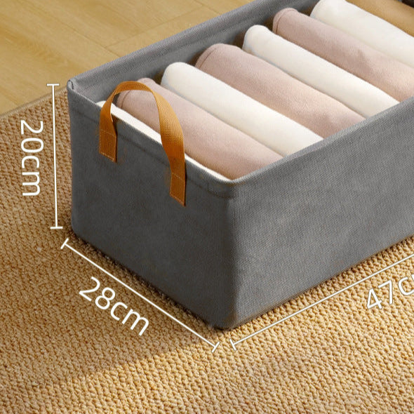 clothing storage basket, thickened steel frame storage box, miscellaneous clothing and pants storage artifact, a must-have for home and dormitory