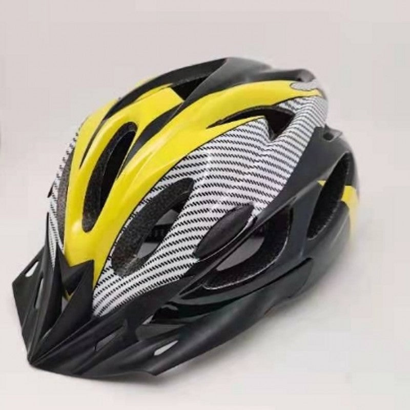 Outdoor cycling one-piece helmet is porous, breathable, ultra-light, and unisex in summer, and the size adjustable safety helmet