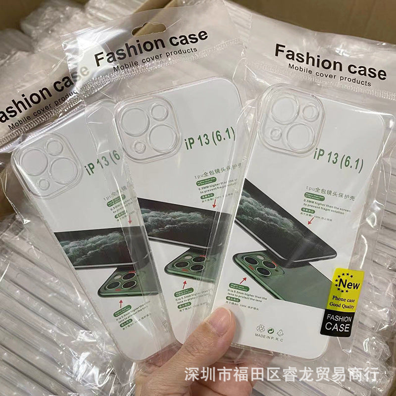 Transparent applicable apple 15 16 drop proof 14 phone case iphone13 pro phone case PM soft shell 11 wholesale 13