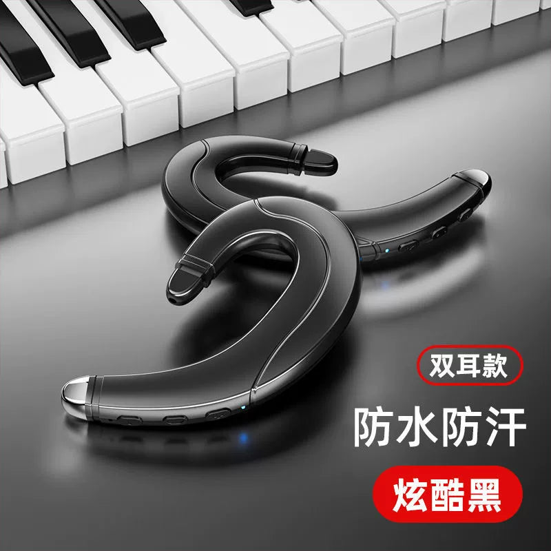 Bone conduction wireless bluetooth headset not in the ear high-quality bluetooth headset oppo universal