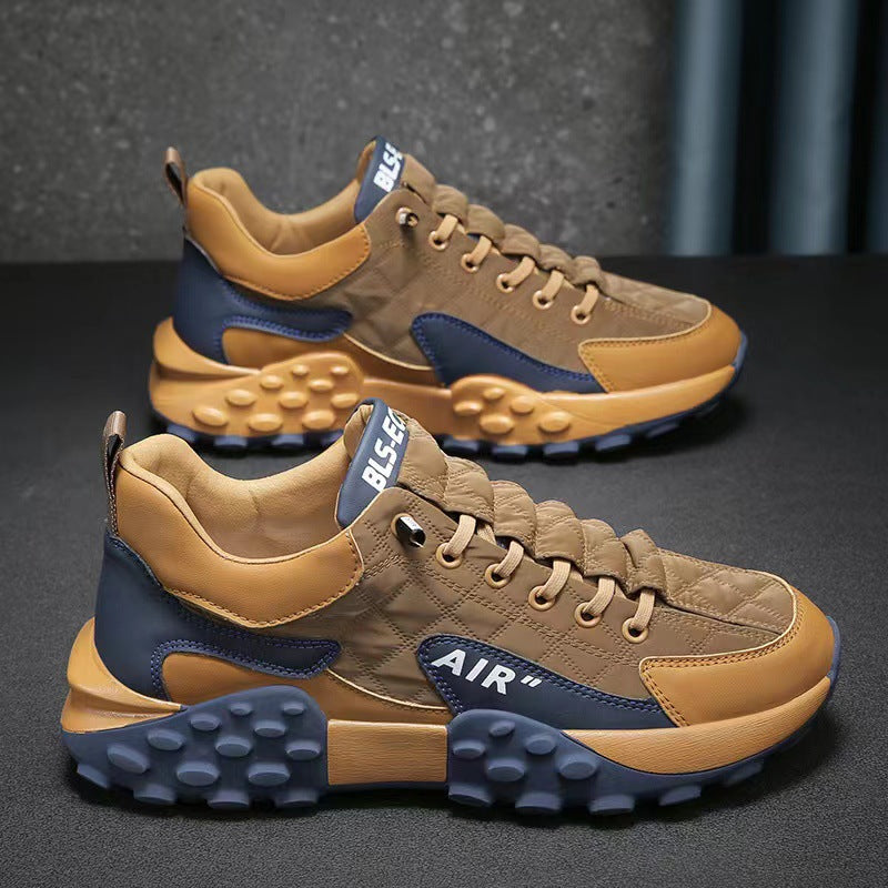 men's shoes new Korean version of low-top running shoes trend anti-slip platform dad shoes breathable sneakers