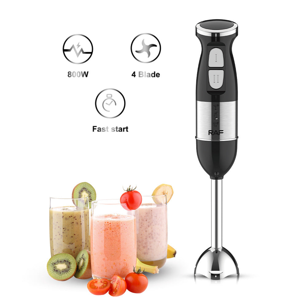 RAF European standard fruit juicer food processor kitchen small appliances stainless steel electric mixer single stick