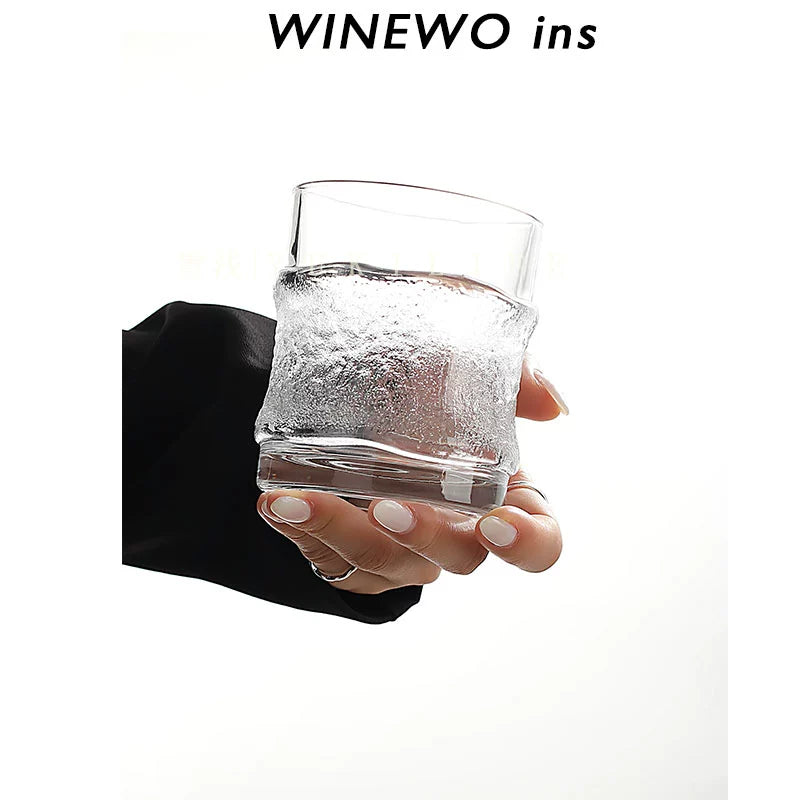 Limited ice cup hand feeling cup high-end whiskey glass Japanese glass super close-fitting wine glass beer glass