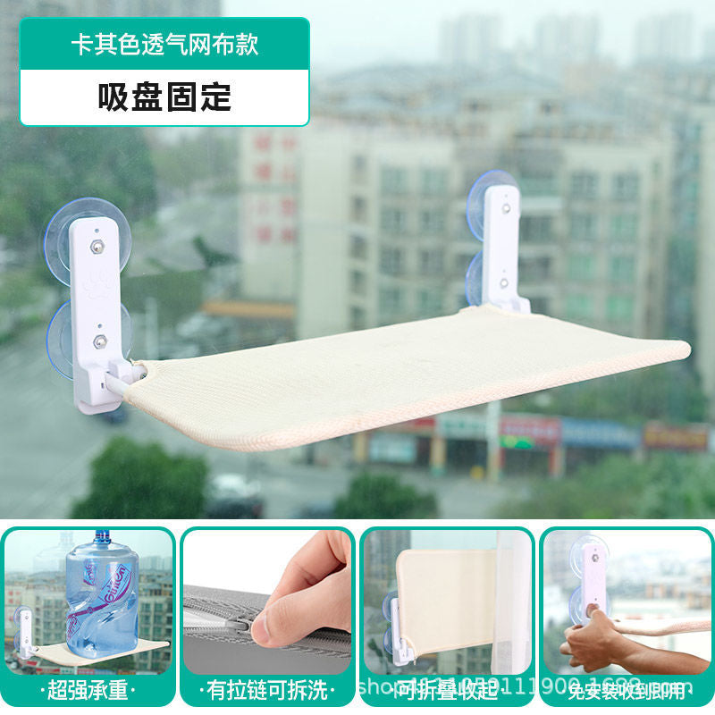 Cat hammock window suction cup hanging nest cat sun hanging bed balcony cat bed winter suction cup glass cat bedding