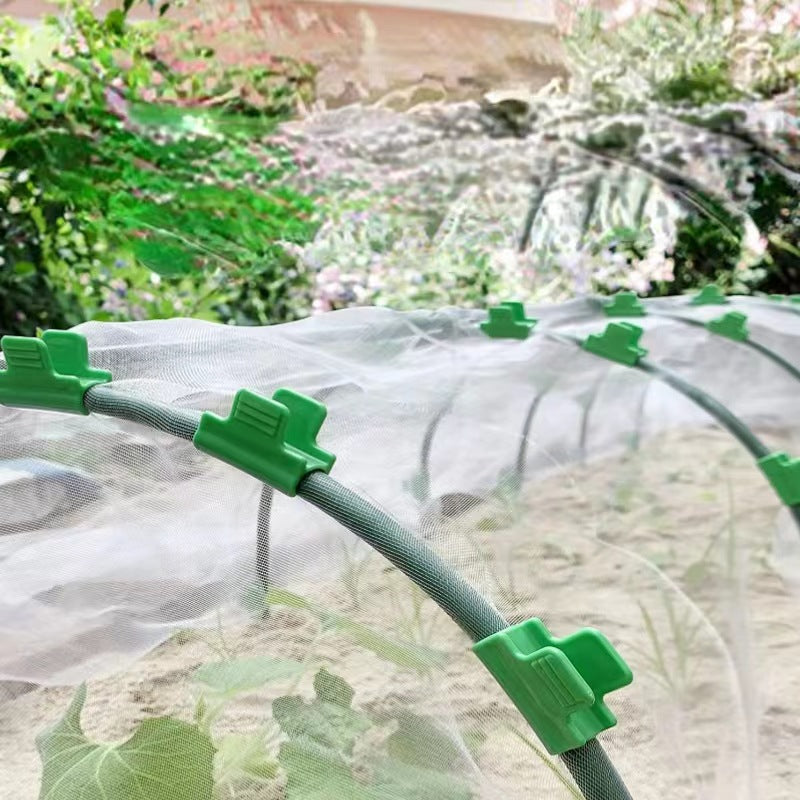 Laminated film clip greenhouse film fixing accessories buckle has a tail clip for heating glass fiber pipe greenhouse laminated film clip