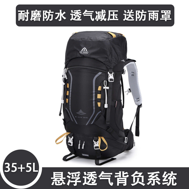 Ai Wang Outdoor Hiking Bag Suspension Carrying Large Capacity Travel Backpack Camping Trekking Bag Carrying Cycling Bag 40 Liters