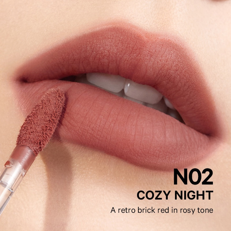 Perfect Diary Creamy Lip Clay Blurring Soft Matte Lipstick Creamy Clay-like Texture 5 Shades