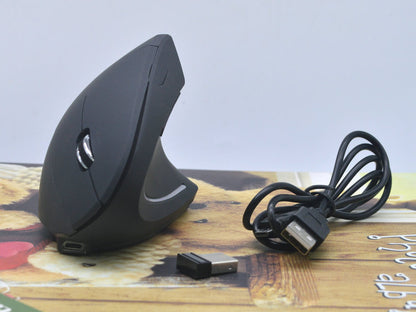 rechargeable wireless bluetooth mouse left-handed game mouse computer accessories photoelectric vertical mouse