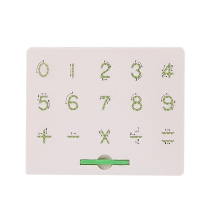 Alphanumeric magnetic writing board steel beads magnetic drawing board educational creative toys factory direct export to Europe and America