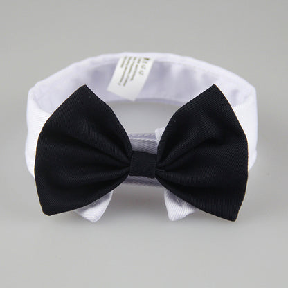 Dog Supplies Ji Zai Zai Creative Gentleman's Bow Tie Cotton Tie British Multi Color Pet Dog Supplies