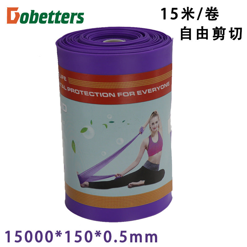 TPE yoga rally elastic band stretch band stretch band resistance band pull rope fitness rally band