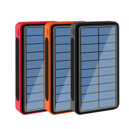 Portable fast charging power bank 50000 amp aluminum alloy multi-functional camping light mobile phone power supply supplies