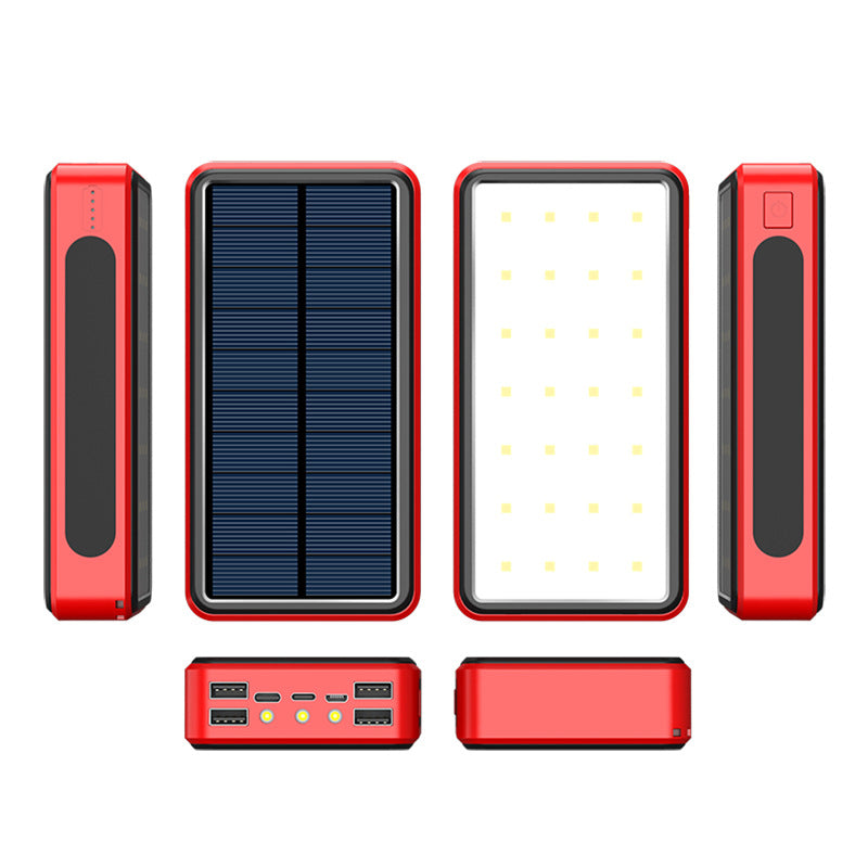 Portable fast charging power bank 50000 amp aluminum alloy multi-functional camping light mobile phone power supply supplies