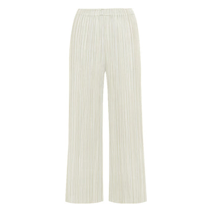 Loose pants ladies summer Miyake women's wear small wide-leg pants Japanese women's wear pleated pants casual pants women