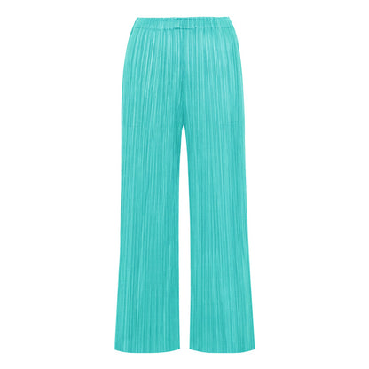 Loose pants ladies summer Miyake women's wear small wide-leg pants Japanese women's wear pleated pants casual pants women