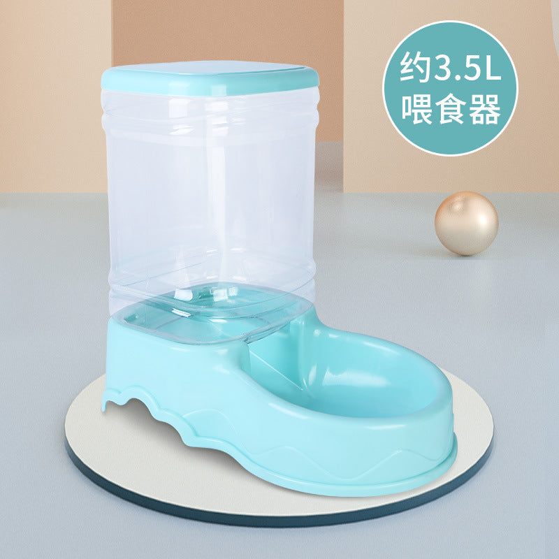 Pet Water Dispenser Cat Food Cat Automatic Water Feeder 3.5L Dog Feeder Set Drop Delivery