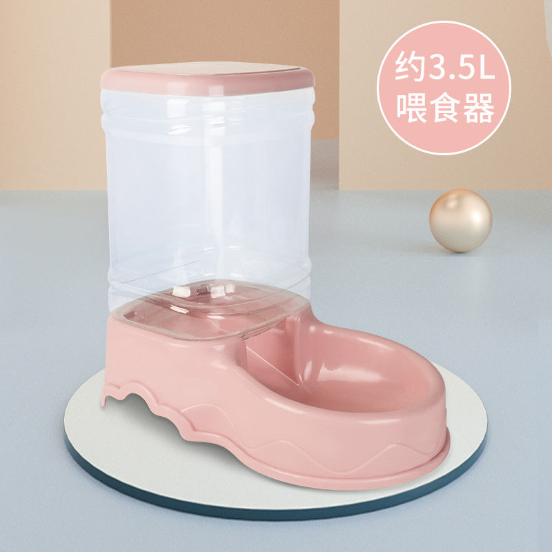 Pet Water Dispenser Cat Food Cat Automatic Water Feeder 3.5L Dog Feeder Set Drop Delivery