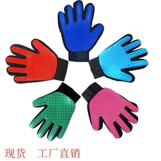 spot cat gloves, pet dog bath, massage brush, cat hair removal and floating hair cleaning brush