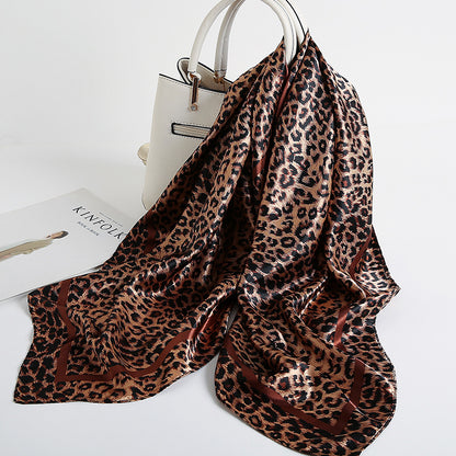 Special offer Hangzhou silk satin 90cm large square simulation silk scarf female wild scarf spring and autumn thin shawl sunscreen