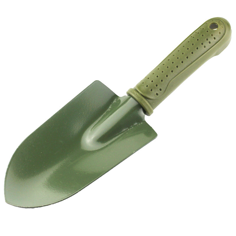 Gardening hand tools, home garden shovels, shovels, hoes, rakes, flower planting, loosening soil, three-tooth rakes, spraying plastic iron three-claws