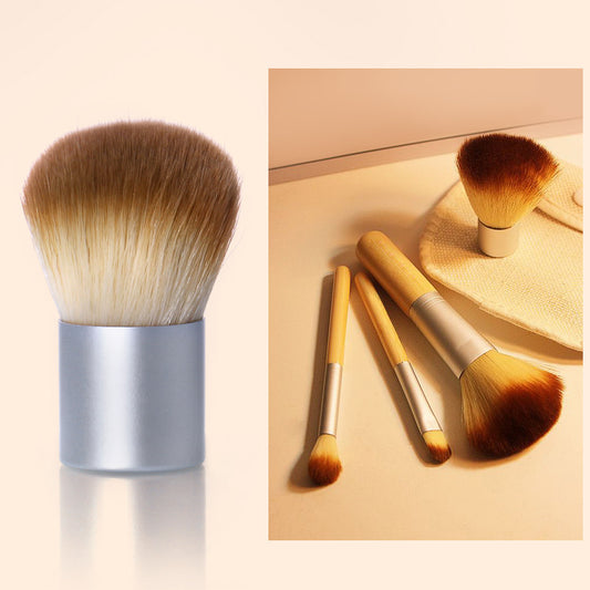 O.TWO.O 4pcs Makeup Makeup Set Brush Bamboo Handle Loose Powder Brush Eye Shadow Brush Even Powder Brush Beauty Tools