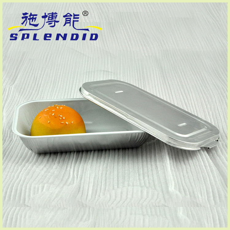 aluminum foil products aviation lunch box with lid lunch box lunch box baking tin foil wrinkle-free box