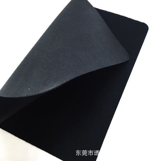 Blank mouse pad printable advertising pure black no logo rubber/diving material gift mouse pad