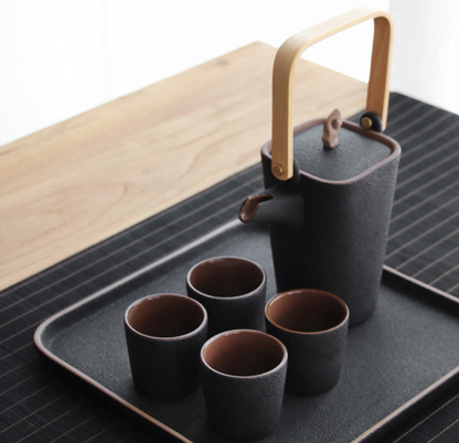 Modern simple creative tea set（6 pieces）