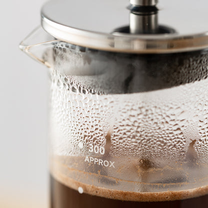Glass French pressure filter