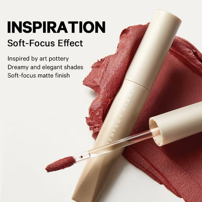 Perfect Diary Creamy Lip Clay Blurring Soft Matte Lipstick Creamy Clay-like Texture 5 Shades