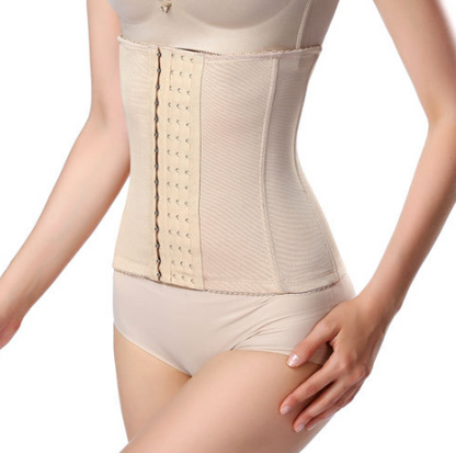 Mesh six-breasted belly belt body sculpting clothes postpartum belly reduction restraint waist belt waist belt waist clip