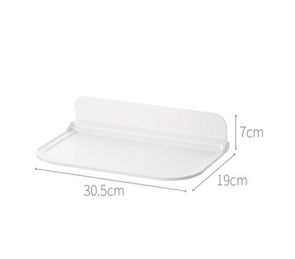 foldable rack bathroom wall-mounted punch-free storage plastic storage board bathroom folding board