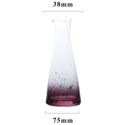 Star Cup Japanese Yachidai Toyo Sasaki Sake Jug Lead-Free Glass Wine Separator Sake Cup Spirits Cup