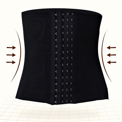 Mesh six-breasted belly belt body sculpting clothes postpartum belly reduction restraint waist belt waist belt waist clip